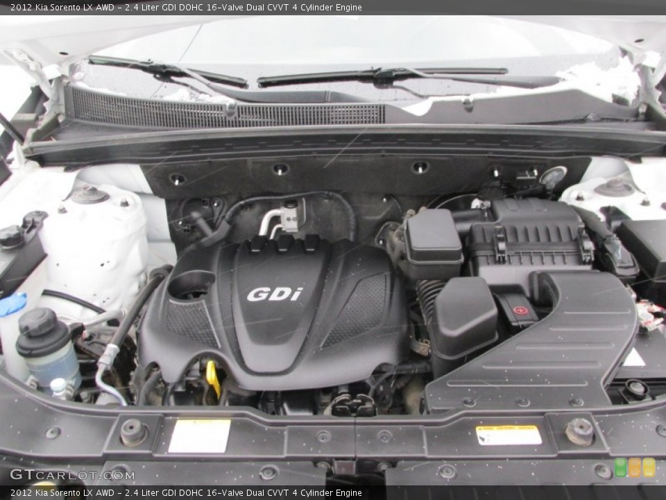 2.4 Liter GDI DOHC 16-Valve Dual CVVT 4 Cylinder Engine for the 2012 Kia Sorento #89909905