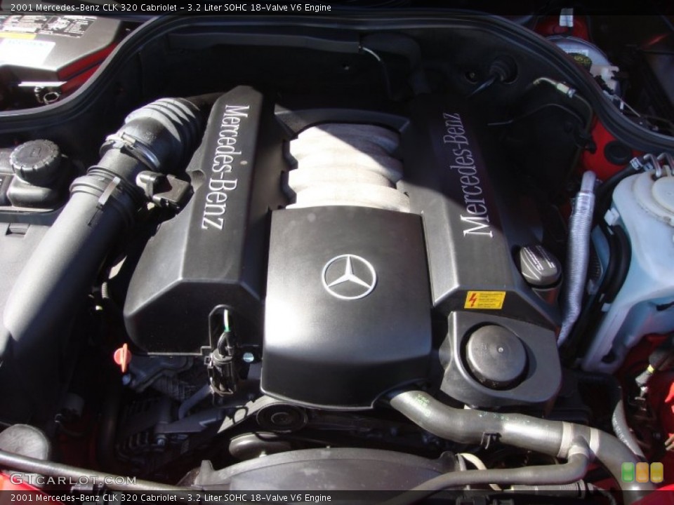 3.2 Liter SOHC 18-Valve V6 Engine for the 2001 Mercedes-Benz CLK #89913457