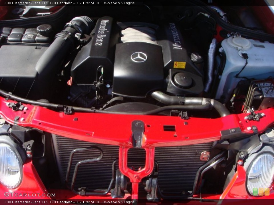 3.2 Liter SOHC 18-Valve V6 Engine for the 2001 Mercedes-Benz CLK #89913487