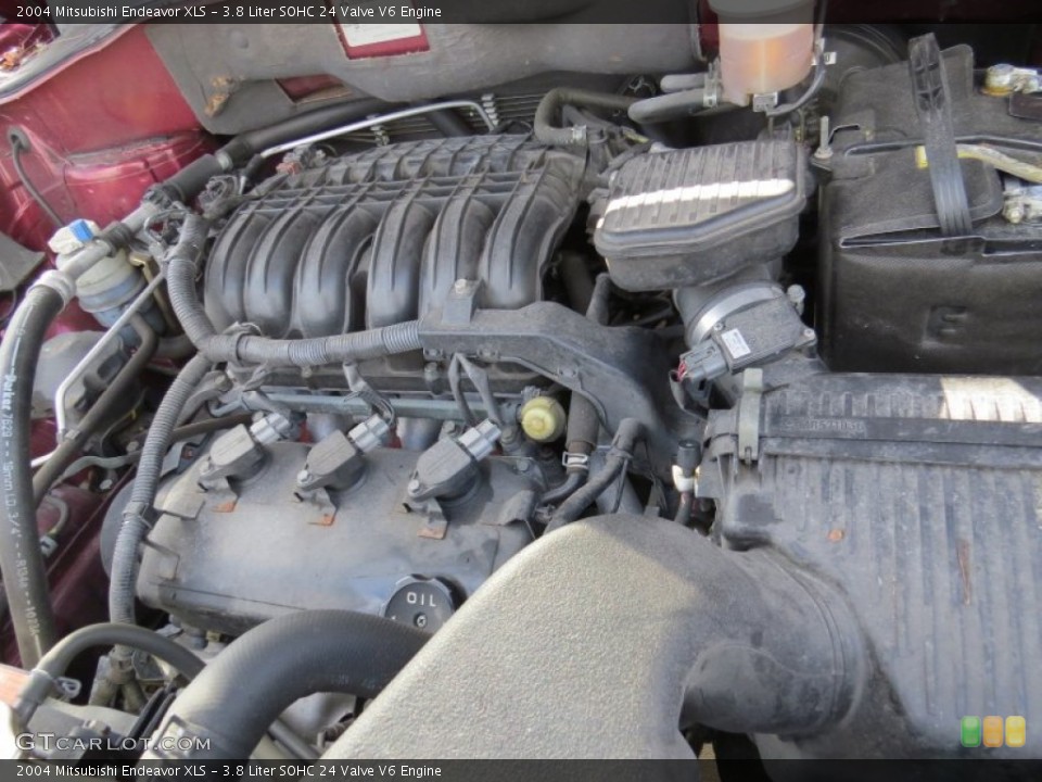 3.8 Liter SOHC 24 Valve V6 Engine for the 2004 Mitsubishi Endeavor #89938513