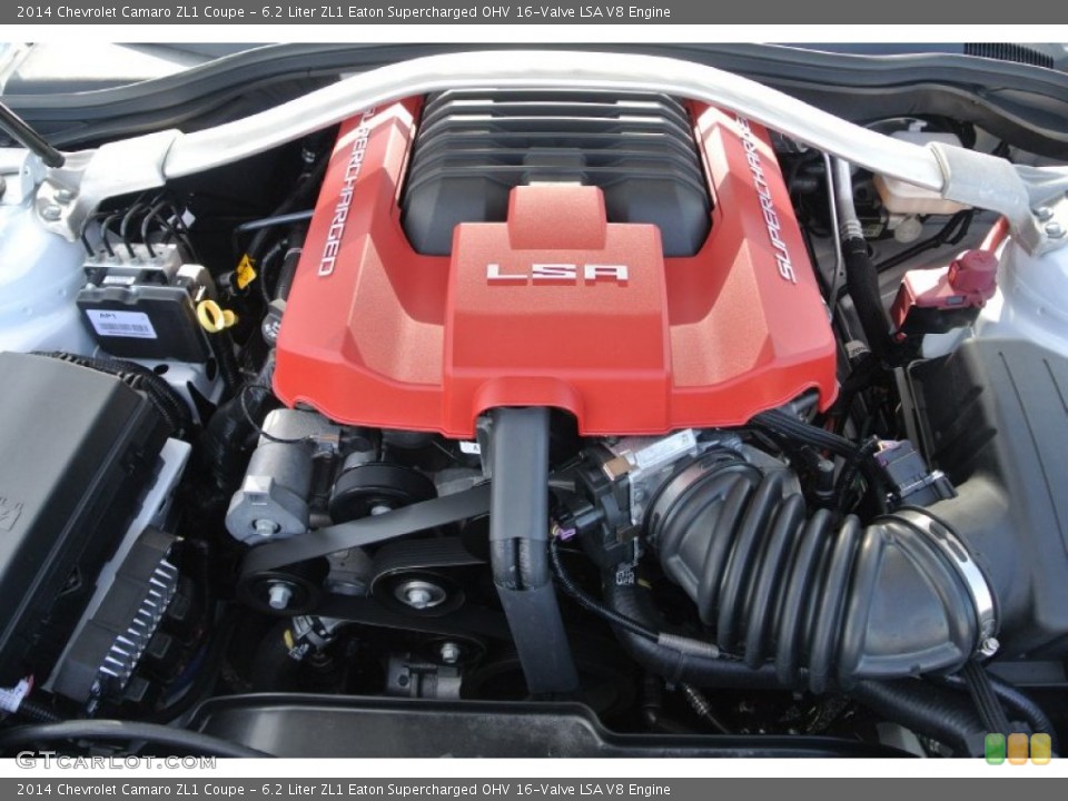 6.2 Liter ZL1 Eaton Supercharged OHV 16-Valve LSA V8 Engine for the 2014 Chevrolet Camaro #89938908