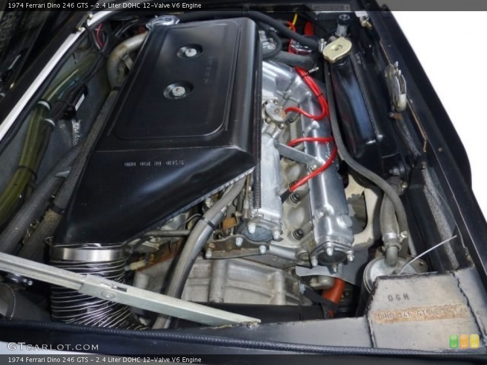 2.4 Liter DOHC 12-Valve V6 Engine for the 1974 Ferrari Dino #89939457