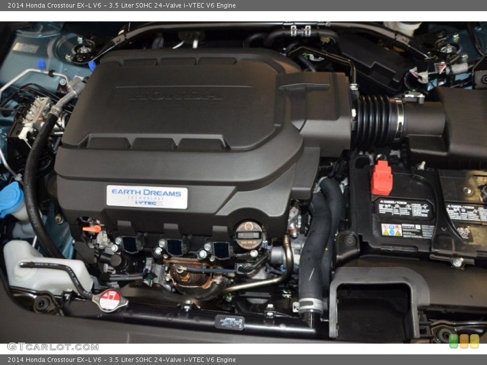 3.5 Liter SOHC 24-Valve i-VTEC V6 2014 Honda Crosstour Engine