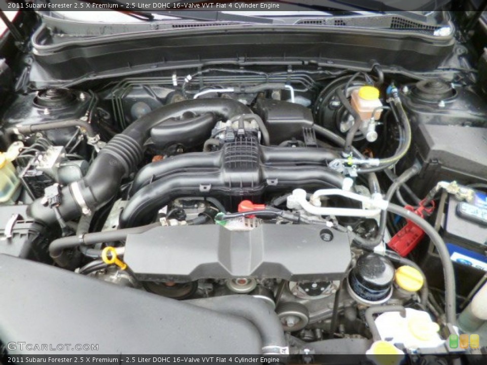 2.5 Liter DOHC 16-Valve VVT Flat 4 Cylinder Engine for the 2011 Subaru Forester #89942322