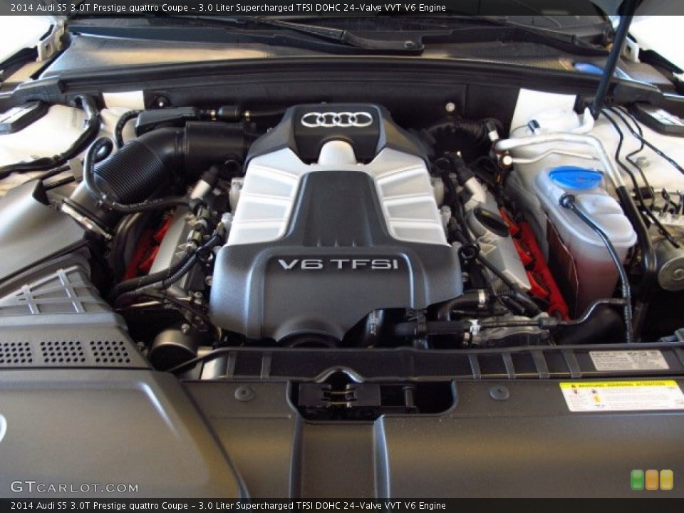 3.0 Liter Supercharged TFSI DOHC 24-Valve VVT V6 Engine for the 2014 Audi S5 #89943540