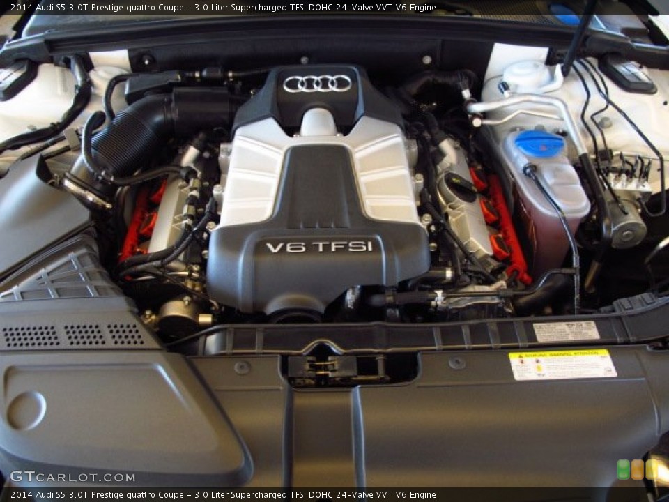 3.0 Liter Supercharged TFSI DOHC 24-Valve VVT V6 Engine for the 2014 Audi S5 #89943874