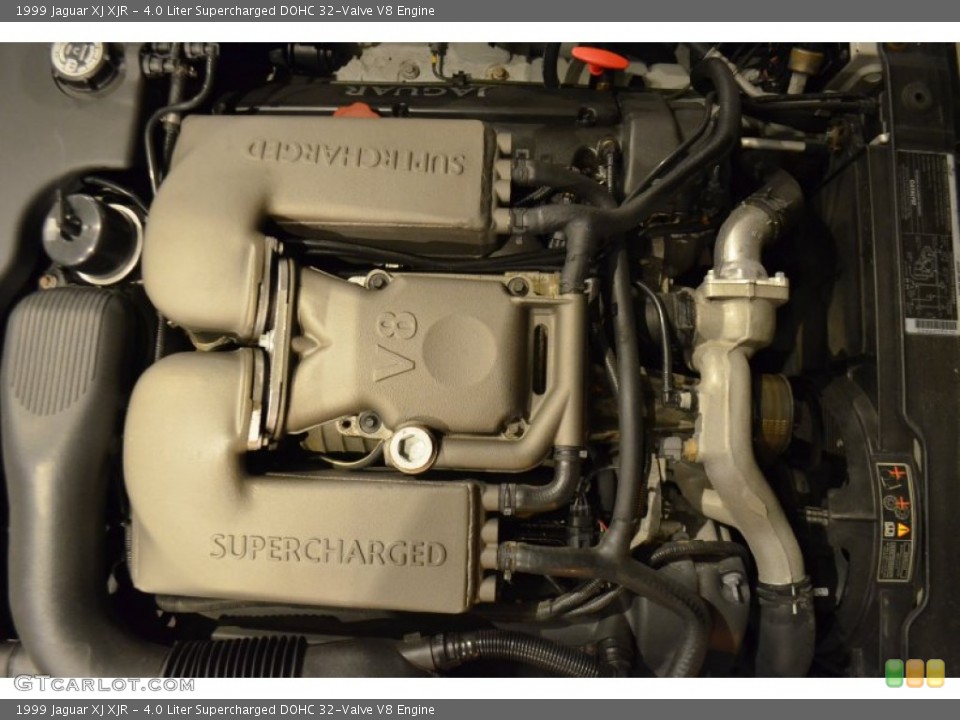 4.0 Liter Supercharged DOHC 32-Valve V8 Engine for the 1999 Jaguar XJ #89958054