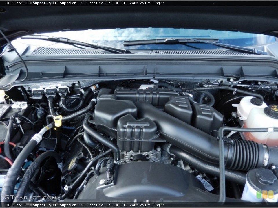 6.2 Liter Flex-Fuel SOHC 16-Valve VVT V8 Engine for the 2014 Ford F250 Super Duty #89971872