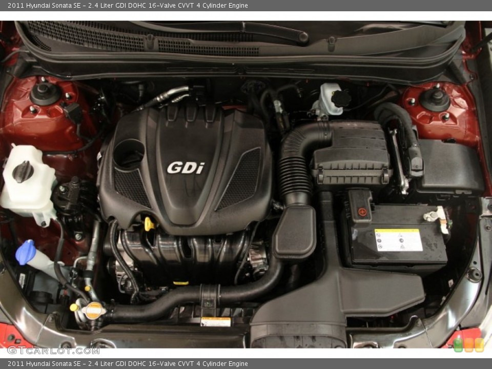 2.4 Liter GDI DOHC 16-Valve CVVT 4 Cylinder Engine for the 2011 Hyundai Sonata #89978508