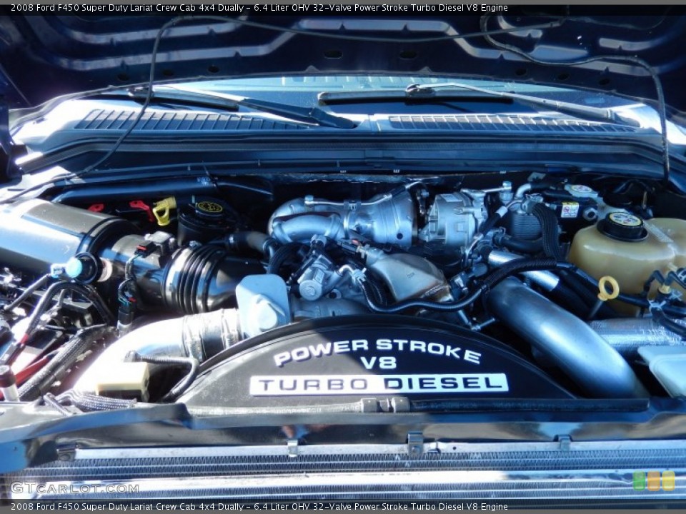 6.4 Liter OHV 32-Valve Power Stroke Turbo Diesel V8 Engine for the 2008 Ford F450 Super Duty #89988362