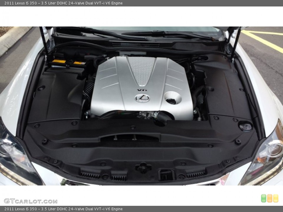 3.5 Liter DOHC 24-Valve Dual VVT-i V6 2011 Lexus IS Engine