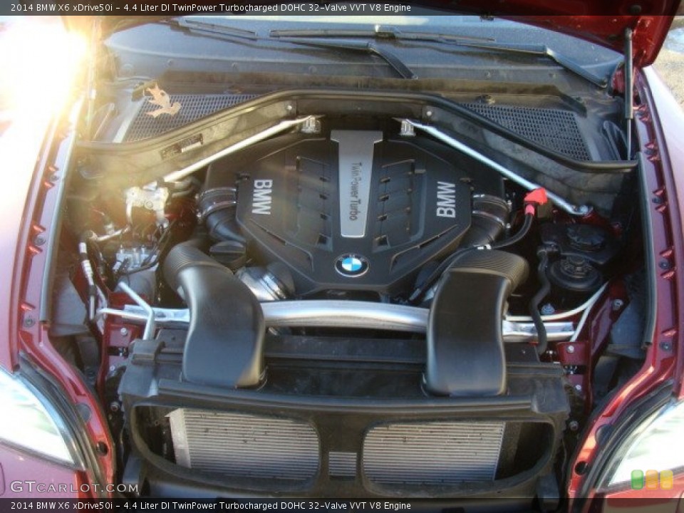 4.4 Liter DI TwinPower Turbocharged DOHC 32-Valve VVT V8 Engine for the 2014 BMW X6 #90031228