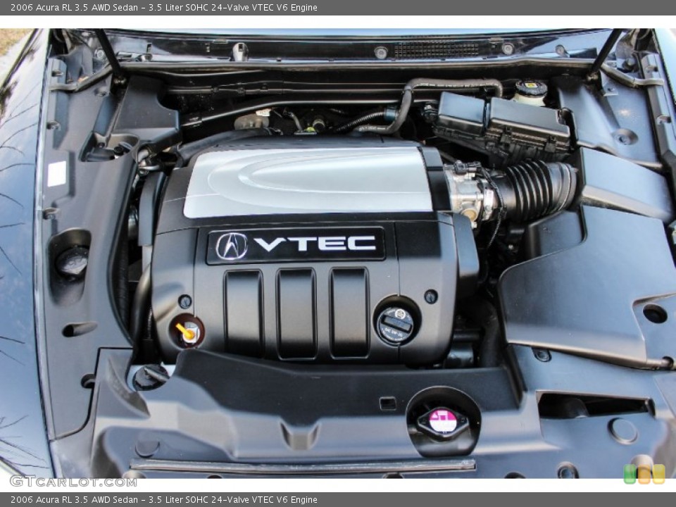 3.5 Liter SOHC 24-Valve VTEC V6 2006 Acura RL Engine