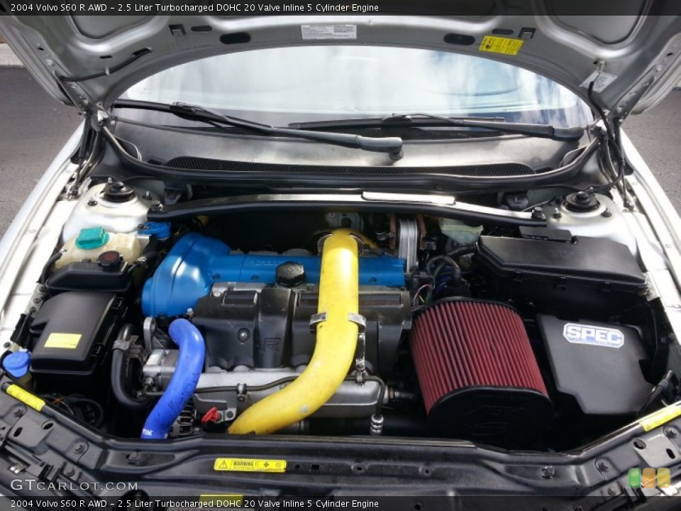 2.5 Liter Turbocharged DOHC 20 Valve Inline 5 Cylinder Engine for the 2004 Volvo S60 #90043810