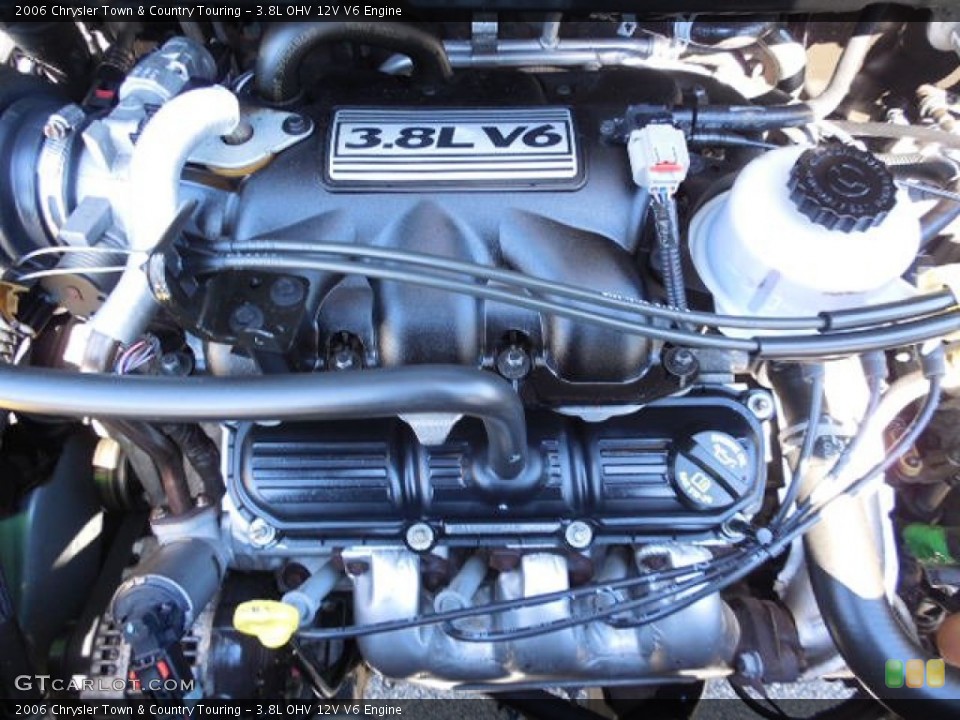 3.8L OHV 12V V6 Engine for the 2006 Chrysler Town