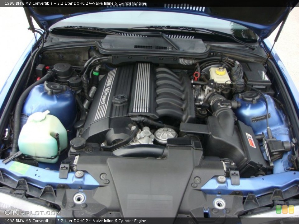 3.2 Liter DOHC 24-Valve Inline 6 Cylinder Engine for the 1998 BMW M3 #90060943
