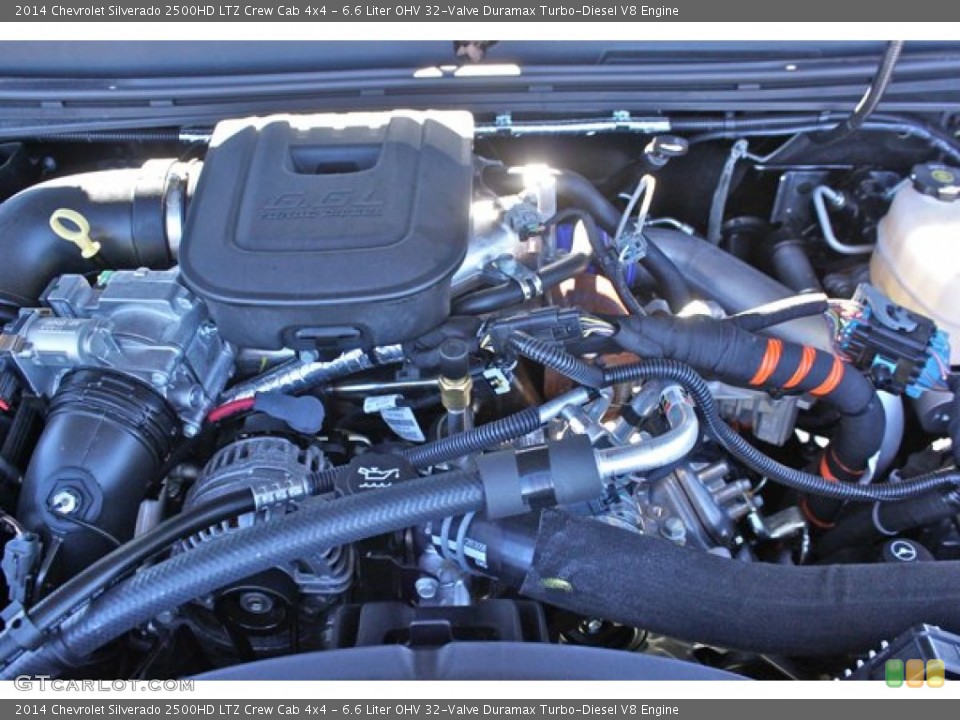 6.6 Liter OHV 32-Valve Duramax Turbo-Diesel V8 Engine for the 2014 Chevrolet Silverado 2500HD #90062584