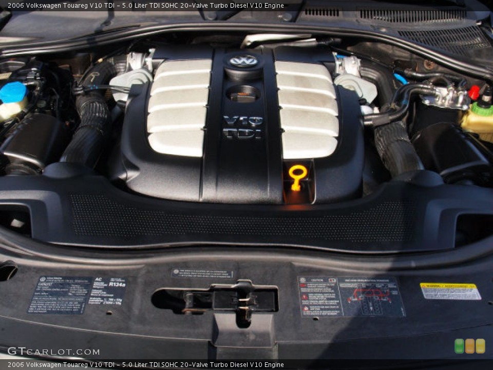 5.0 Liter TDI SOHC 20-Valve Turbo Diesel V10 Engine for the 2006 Volkswagen Touareg #90066621