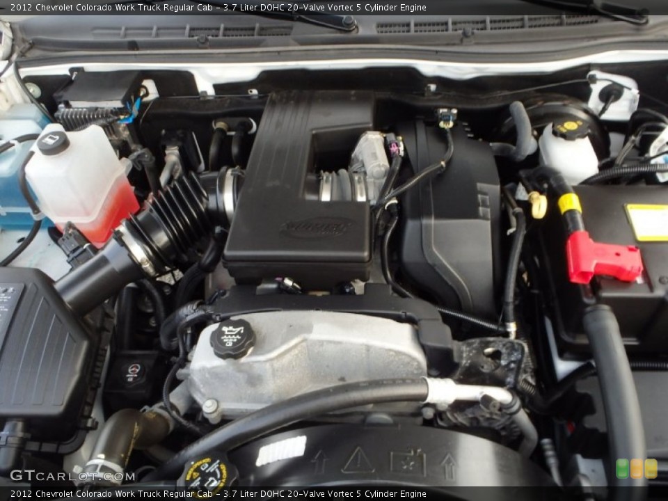 3.7 Liter DOHC 20-Valve Vortec 5 Cylinder Engine for the 2012 Chevrolet Colorado #90074236