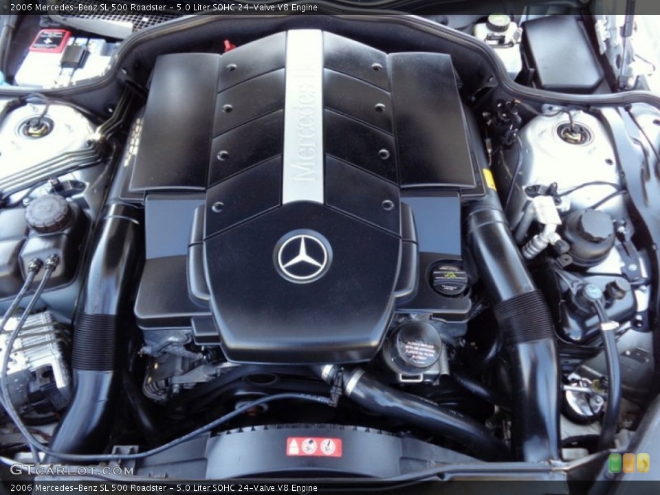5.0 Liter SOHC 24-Valve V8 2006 Mercedes-Benz SL Engine