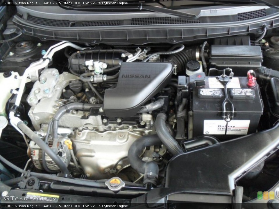 2.5 Liter DOHC 16V VVT 4 Cylinder Engine for the 2008 Nissan Rogue #90088779