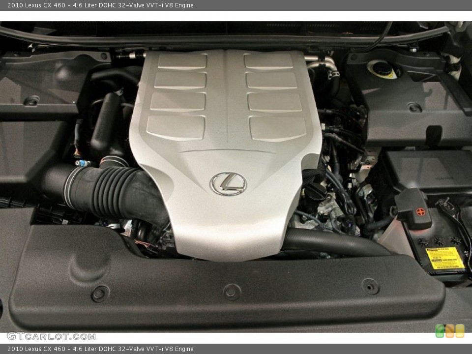 4.6 Liter DOHC 32-Valve VVT-i V8 2010 Lexus GX Engine