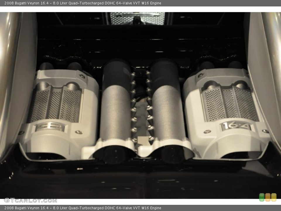 8.0 Liter Quad-Turbocharged DOHC 64-Valve VVT W16 2008 Bugatti Veyron Engine