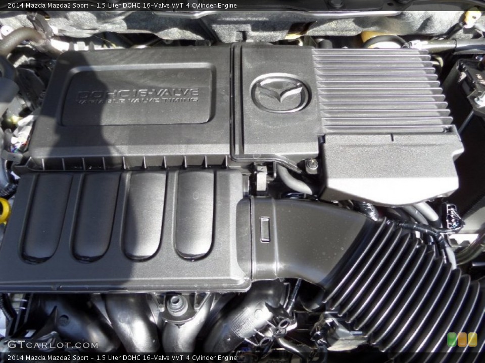 1.5 Liter DOHC 16-Valve VVT 4 Cylinder Engine for the 2014 Mazda Mazda2 #90123483