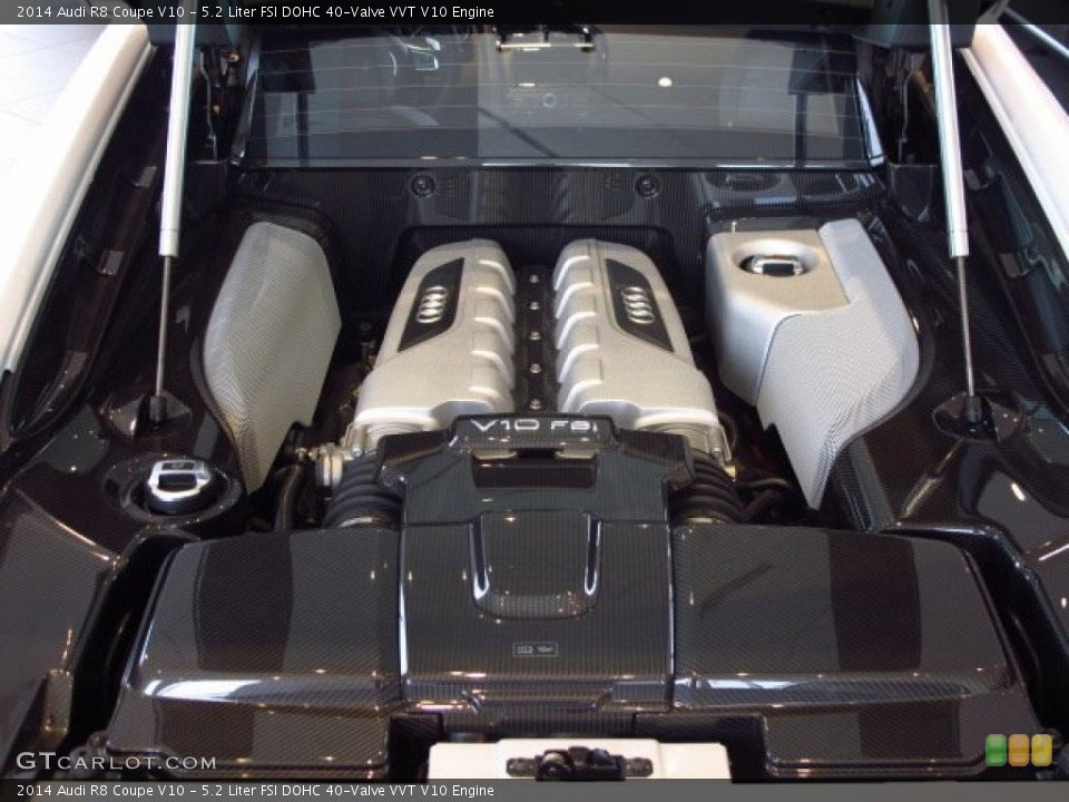 5.2 Liter FSI DOHC 40-Valve VVT V10 Engine for the 2014 Audi R8 #90127579