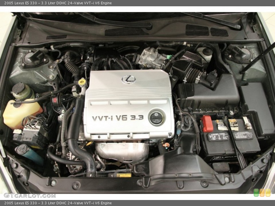3.3 Liter DOHC 24-Valve VVT-i V6 Engine for the 2005 Lexus ES #90132589