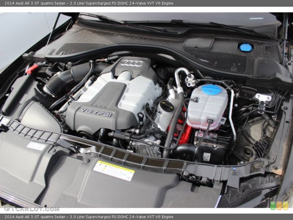 3.0 Liter Supercharged FSI DOHC 24-Valve VVT V6 Engine for the 2014 Audi A6 #90134749