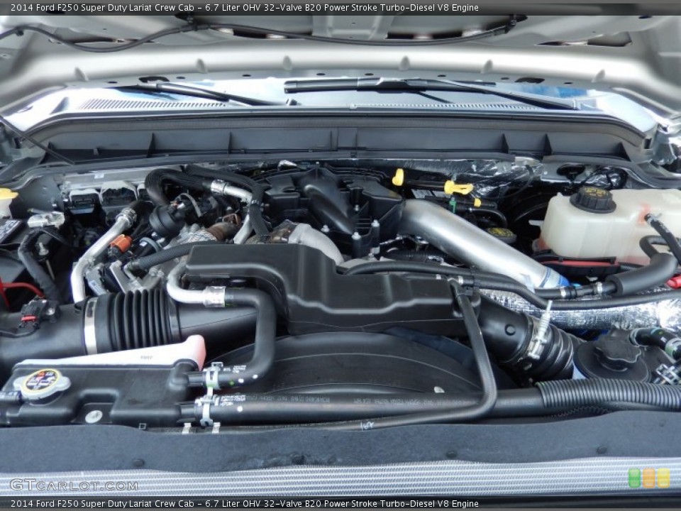 6.7 Liter OHV 32-Valve B20 Power Stroke Turbo-Diesel V8 Engine for the 2014 Ford F250 Super Duty #90136369