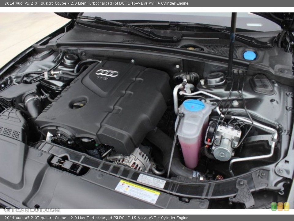 2.0 Liter Turbocharged FSI DOHC 16-Valve VVT 4 Cylinder Engine for the 2014 Audi A5 #90149452