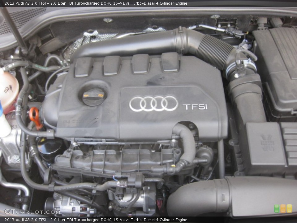 2.0 Liter TDI Turbocharged DOHC 16-Valve Turbo-Diesel 4 Cylinder Engine for the 2013 Audi A3 #90152806