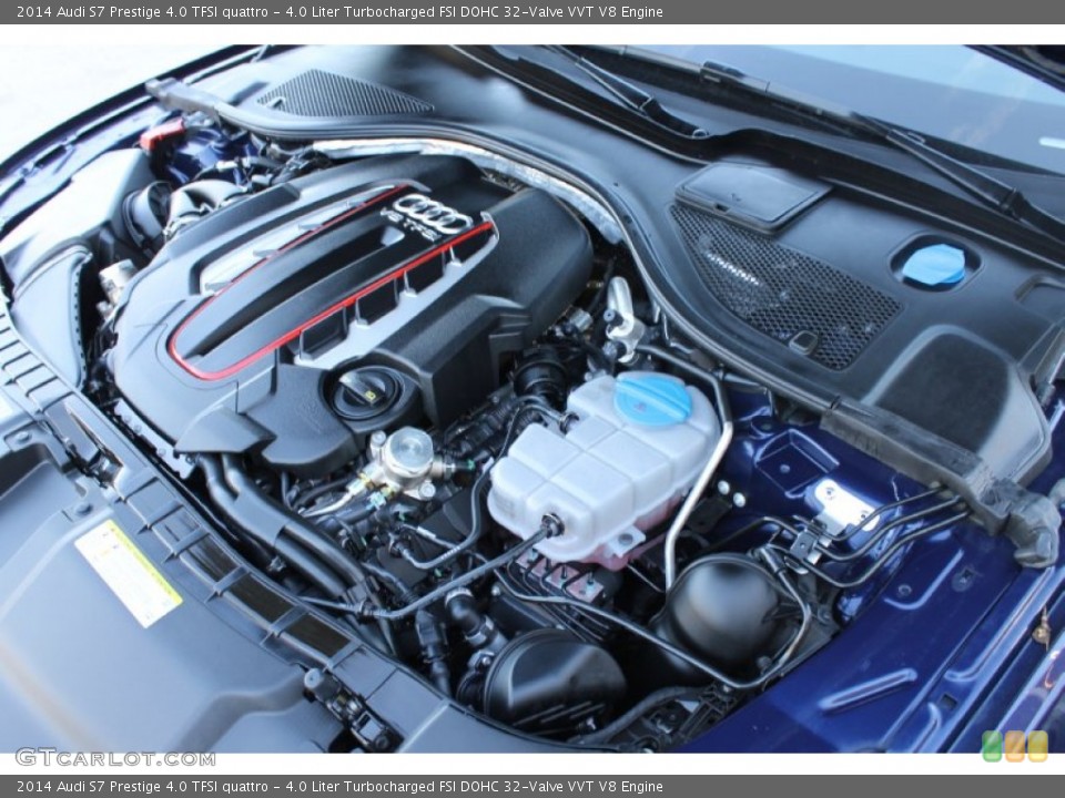 4.0 Liter Turbocharged FSI DOHC 32-Valve VVT V8 Engine for the 2014 Audi S7 #90163330