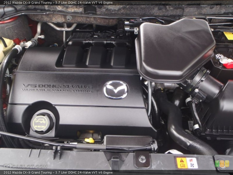3.7 Liter DOHC 24-Valve VVT V6 Engine for the 2012 Mazda CX-9 #90188582
