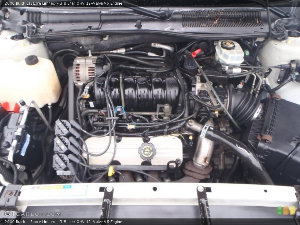 3.8 Liter OHV 12-Valve V6 Engine for the 2000 Buick LeSabre #90189980