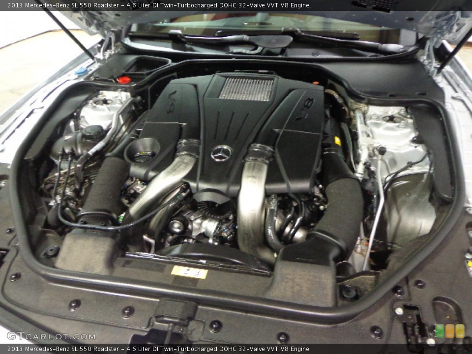 4.6 Liter DI Twin-Turbocharged DOHC 32-Valve VVT V8 Engine for the 2013 Mercedes-Benz SL #90191891