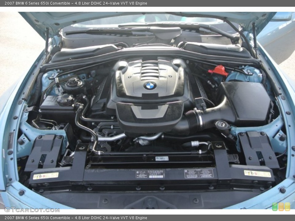 4.8 Liter DOHC 24-Valve VVT V8 Engine for the 2007 BMW 6 Series #90197252