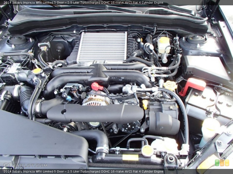 2.5 Liter Turbocharged DOHC 16-Valve AVCS Flat 4 Cylinder Engine for the 2014 Subaru Impreza #90205903
