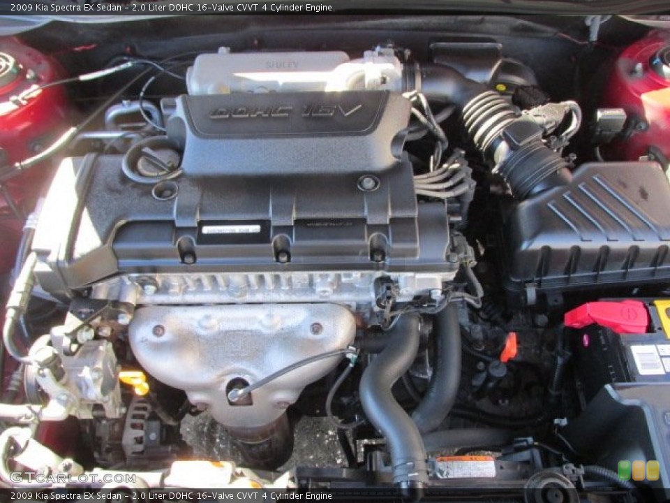 2.0 Liter DOHC 16-Valve CVVT 4 Cylinder Engine for the 2009 Kia Spectra #90218375