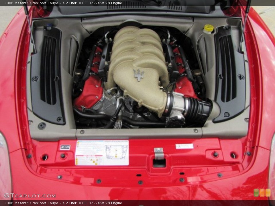 4.2 Liter DOHC 32-Valve V8 2006 Maserati GranSport Engine