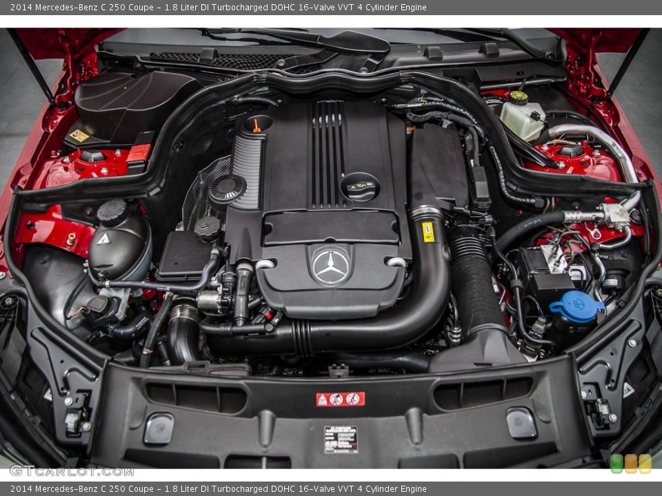 1.8 Liter DI Turbocharged DOHC 16-Valve VVT 4 Cylinder Engine for the 2014 Mercedes-Benz C #90242217