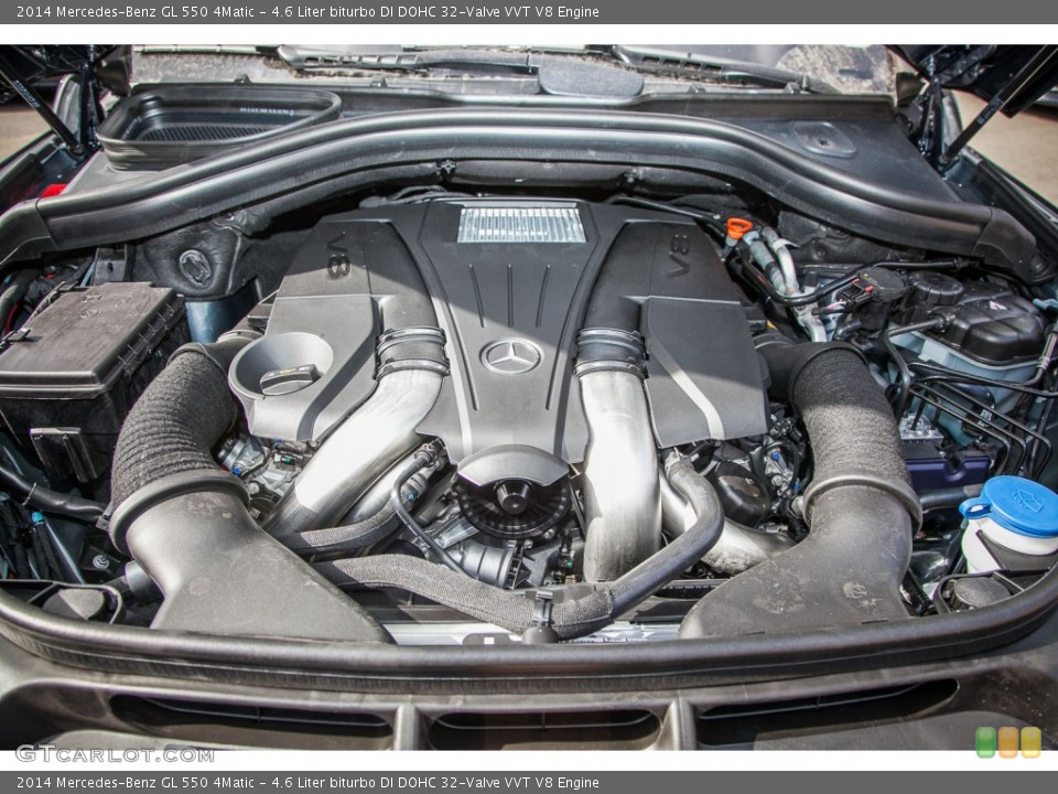 4.6 Liter biturbo DI DOHC 32-Valve VVT V8 Engine for the 2014 Mercedes-Benz GL #90247941