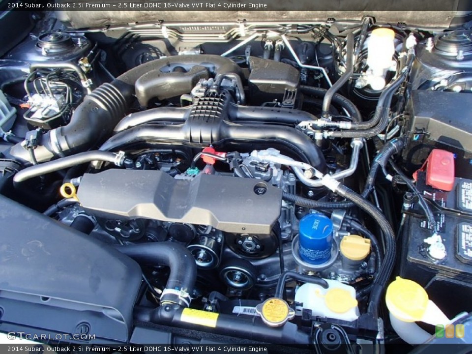 2.5 Liter DOHC 16-Valve VVT Flat 4 Cylinder Engine for the 2014 Subaru Outback #90257079
