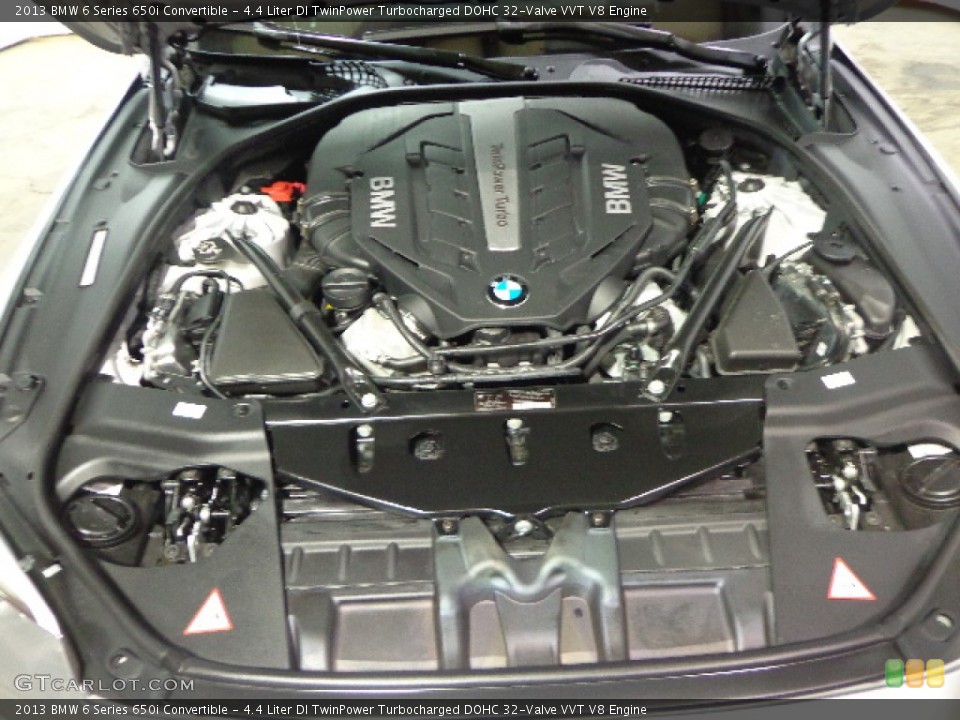 4.4 Liter DI TwinPower Turbocharged DOHC 32-Valve VVT V8 2013 BMW 6 Series Engine