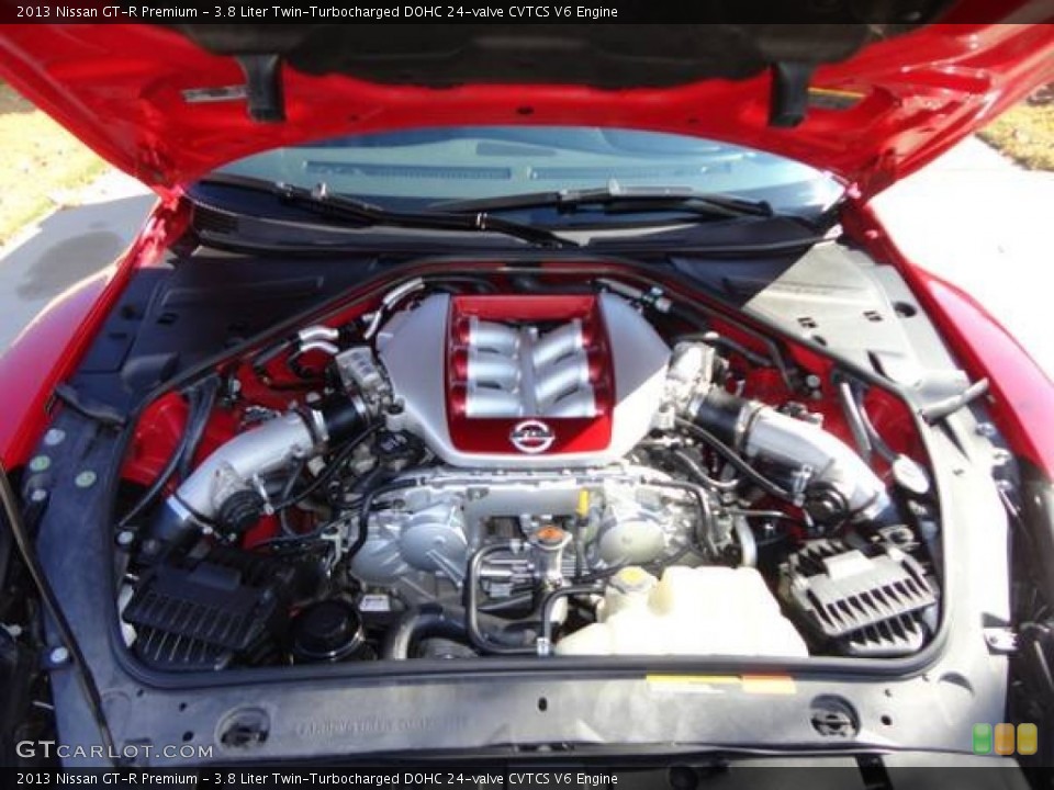 3.8 Liter Twin-Turbocharged DOHC 24-valve CVTCS V6 Engine for the 2013 Nissan GT-R #90277562