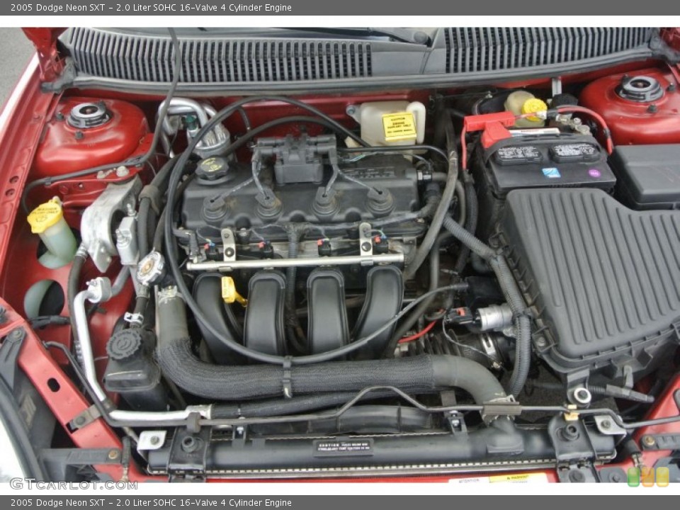 2.0 Liter SOHC 16-Valve 4 Cylinder Engine for the 2005 Dodge Neon #90283801