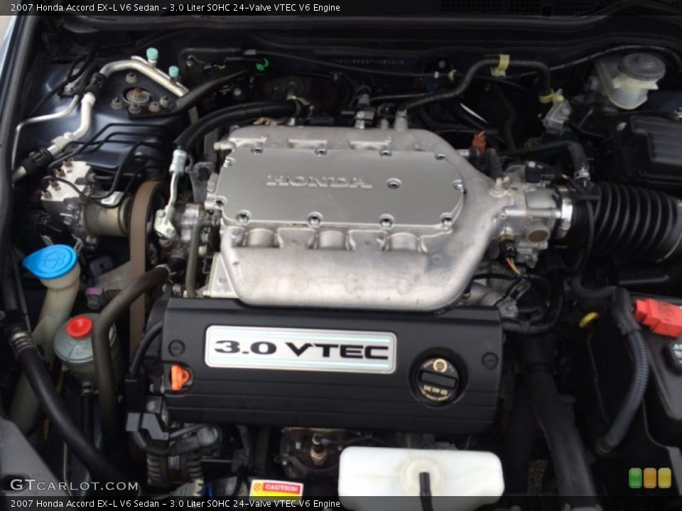 3.0 Liter SOHC 24-Valve VTEC V6 Engine for the 2007 Honda Accord #90286903