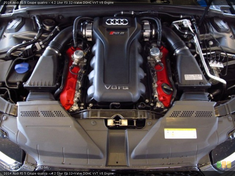 4.2 Liter FSI 32-Valve DOHC VVT V8 Engine for the 2014 Audi RS 5 #90296209